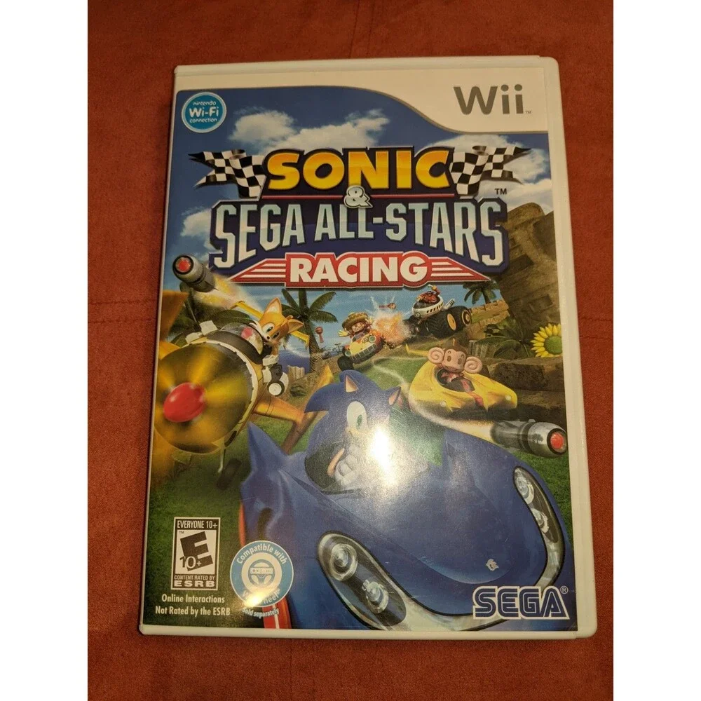 Sonic & Sega All-Stars Racing, Nintendo Wii, Complete Set